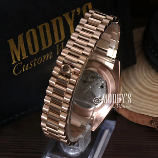 Seikojust | Daydate Rose Gold - White Arabic