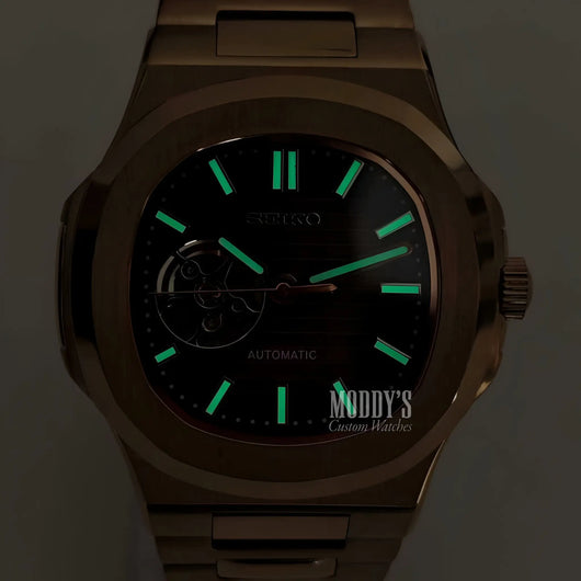 Nautiko | Rose Gold Chocolate Open Heart