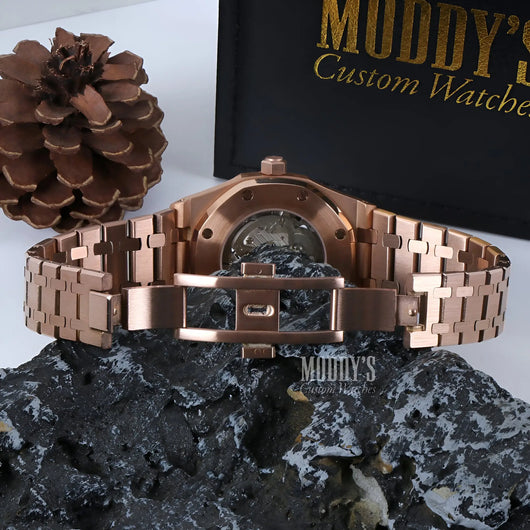 Royal Seikoak | Rose Gold Skeleton