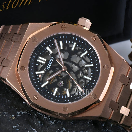 Royal Seikoak | Rose Gold Skeleton