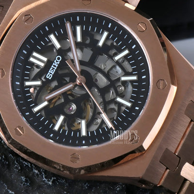 Royal Seikoak | Rose Gold Skeleton