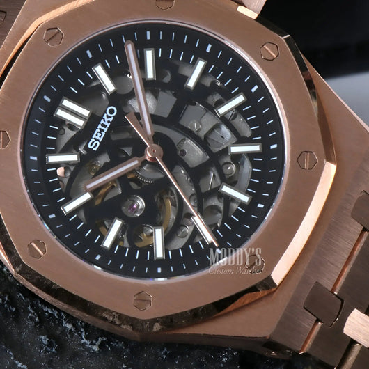 Royal Seikoak | Rose Gold Skeleton