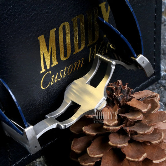 Santeiko | White Blue Leather