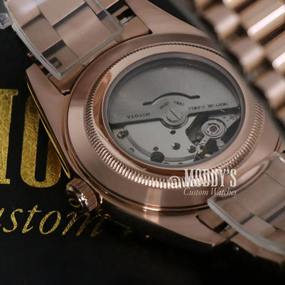 Seikojust | Daydate Rose Gold - Chocolate Arabic